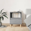 vidaXL 2 db szürke sonoma színű éjjeliszekrény 40x35x50 cm