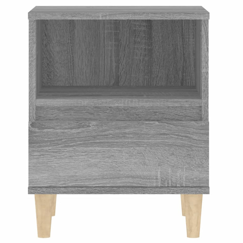 vidaXL 2 db szürke sonoma színű éjjeliszekrény 40x35x50 cm