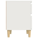 vidaXL 2 db fehér éjjeliszekrény 40 x 35 x 50 cm
