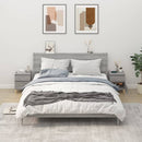 vidaXL 2 db szürke sonoma színű éjjeliszekrény 40x35x50 cm