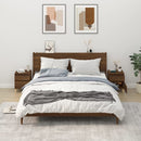 vidaXL 2 db barna tölgy színű éjjeliszekrény 40x35x50 cm