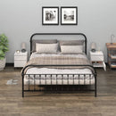 vidaXL 2 db magasfényű fehér éjjeliszekrény 40x35x50 cm