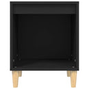 vidaXL 2 db fekete éjjeliszekrény 40 x 35 x 50 cm