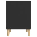 vidaXL 2 db fekete éjjeliszekrény 40 x 35 x 50 cm