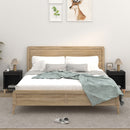 vidaXL 2 db fekete éjjeliszekrény 40 x 35 x 50 cm