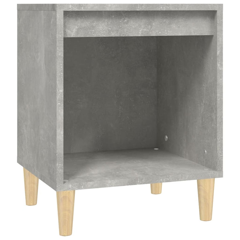 vidaXL 2 db betonszürke éjjeliszekrény 40x35x50 cm