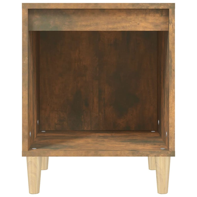 vidaXL 2 db füstös tölgy színű éjjeliszekrény 40x35x50 cm