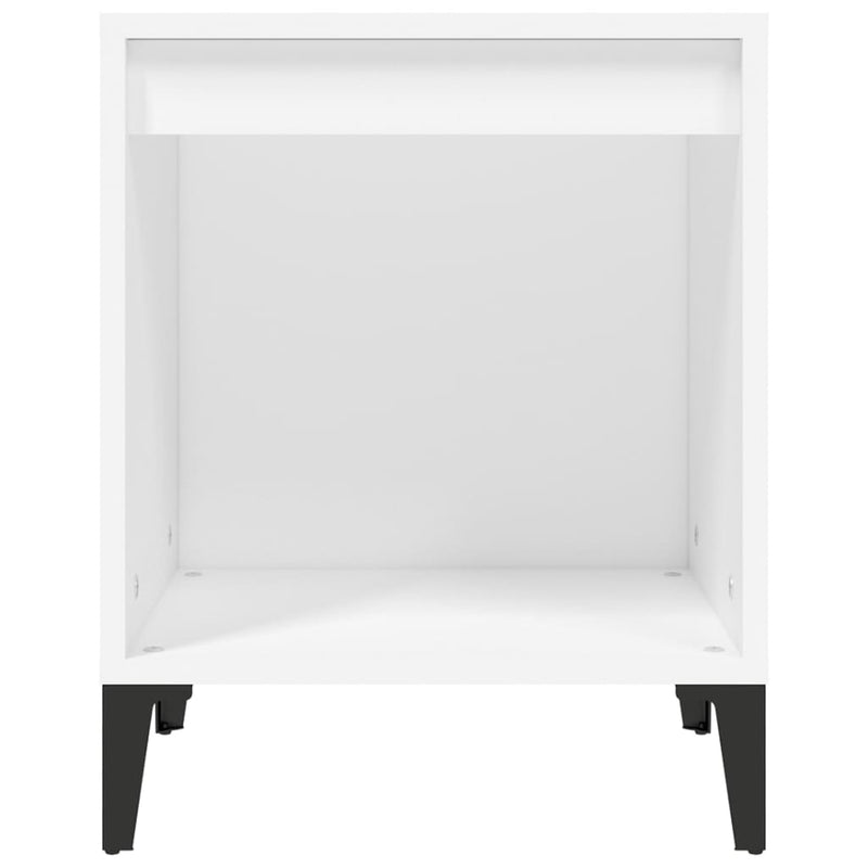 vidaXL 2 db fehér éjjeliszekrény 40 x 35 x 50 cm