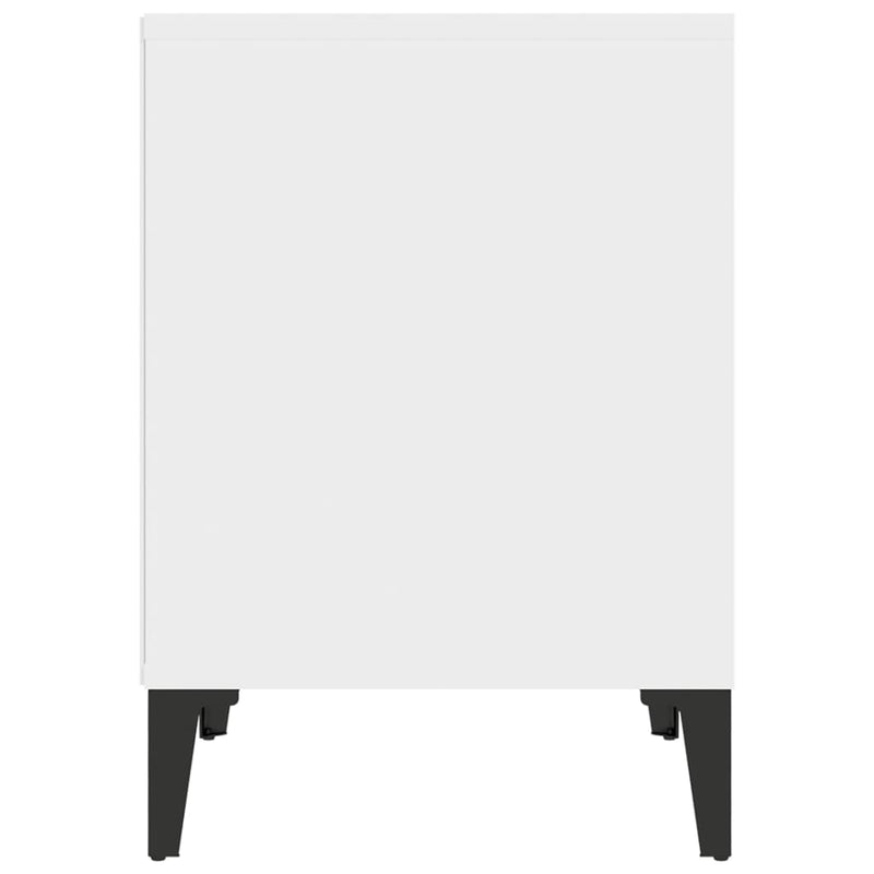 vidaXL 2 db fehér éjjeliszekrény 40 x 35 x 50 cm