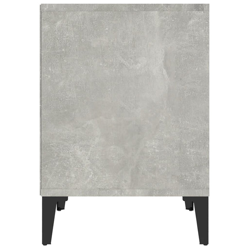 vidaXL betonszürke éjjeliszekrény 40x35x50 cm
