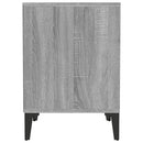 vidaXL 2 db szürke sonoma színű éjjeliszekrény 40x35x50 cm