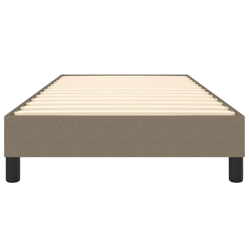 vidaXL tópszínű szövet ágykeret matrac nélkül 100x200 cm