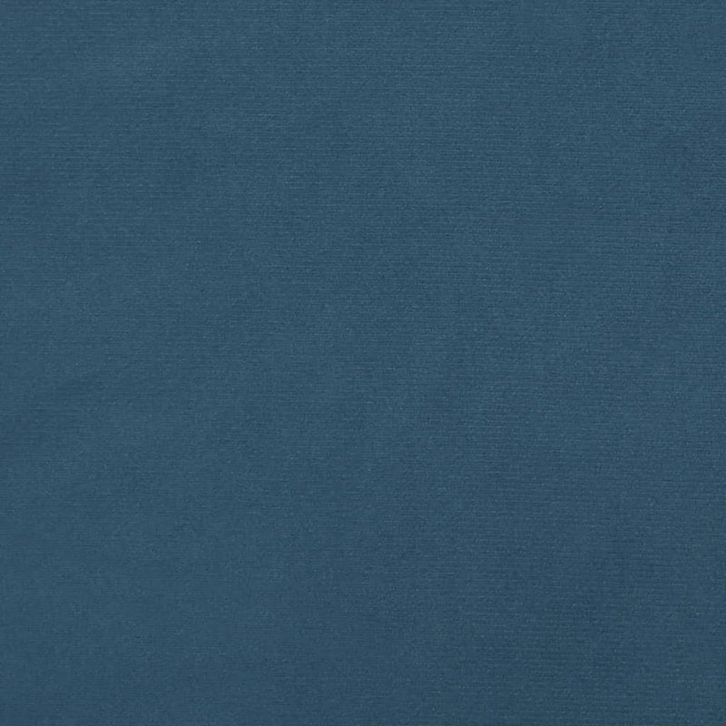 vidaXL sötétkék bársony ágykeret matrac nélkül 140x200 cm