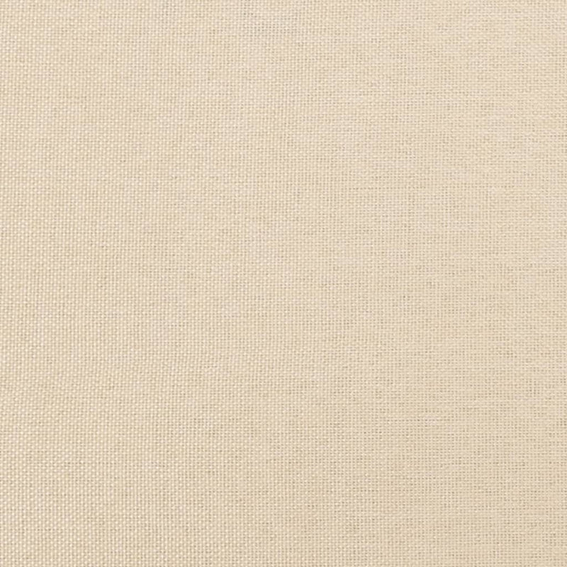 vidaXL krémszínű szövet ágykeret matrac nélkül 140 x 200 cm