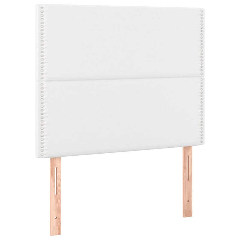 vidaXL 2 db fehér műbőr fejtámla 100x5x78/88 cm