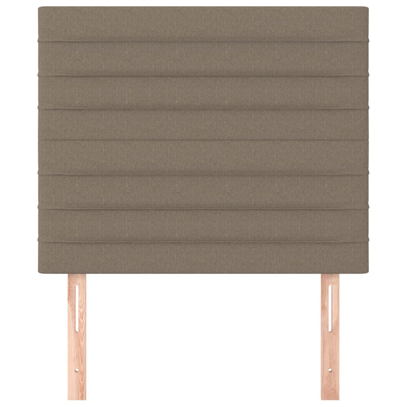 vidaXL 2 db tópszínű szövet fejtámla 100x5x78/88 cm