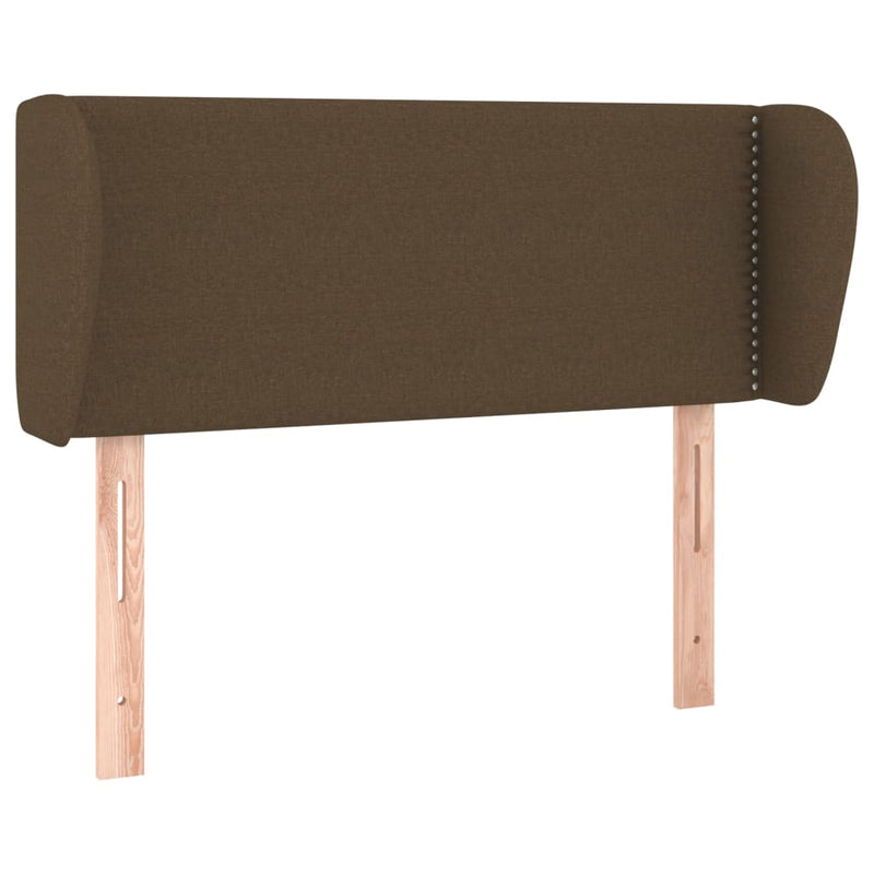vidaXL sötétbarna szövet fejtámla 93x23x78/88 cm