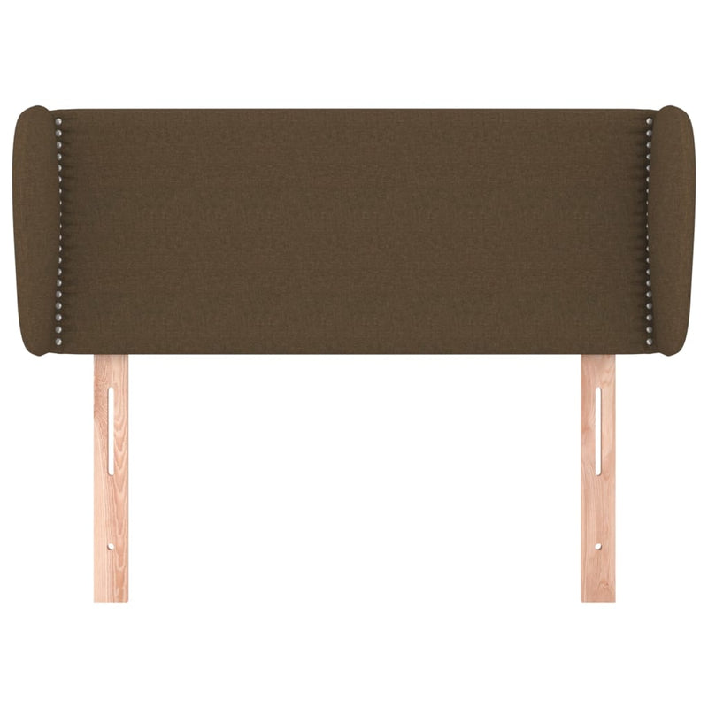 vidaXL sötétbarna szövet fejtámla 93x23x78/88 cm