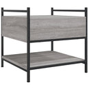 vidaXL szürke sonoma színű szerelt fa dohányzóasztal 50 x 50 x 50 cm