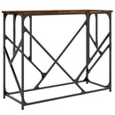 vidaXL füstös tölgy színű szerelt fa tálalóasztal 100x40x80 cm