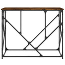 vidaXL füstös tölgy színű szerelt fa tálalóasztal 100x40x80 cm