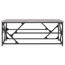 vidaXL szürke sonoma szerelt fa dohányzóasztal 100 x 50 x 40 cm