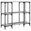 vidaXL szürke sonoma színű szerelt fa tálalóasztal 102x35x90 cm