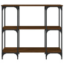 vidaXL barna tölgyszínű szerelt fa tálalóasztal 102x35x90 cm