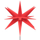 vidaXL összecsukható tüskés piros karácsonyi lámpa LED-del 57 cm