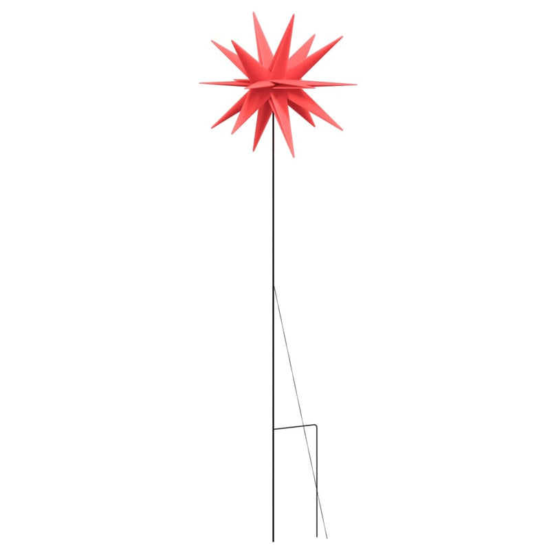 vidaXL összecsukható tüskés piros karácsonyi lámpa LED-del 57 cm