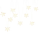 vidaXL 10 db fehér karácsonyi lámpa LED-del 10 cm