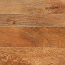 vidaXL fekete-barna tömör mangófa éjjeliszekrény