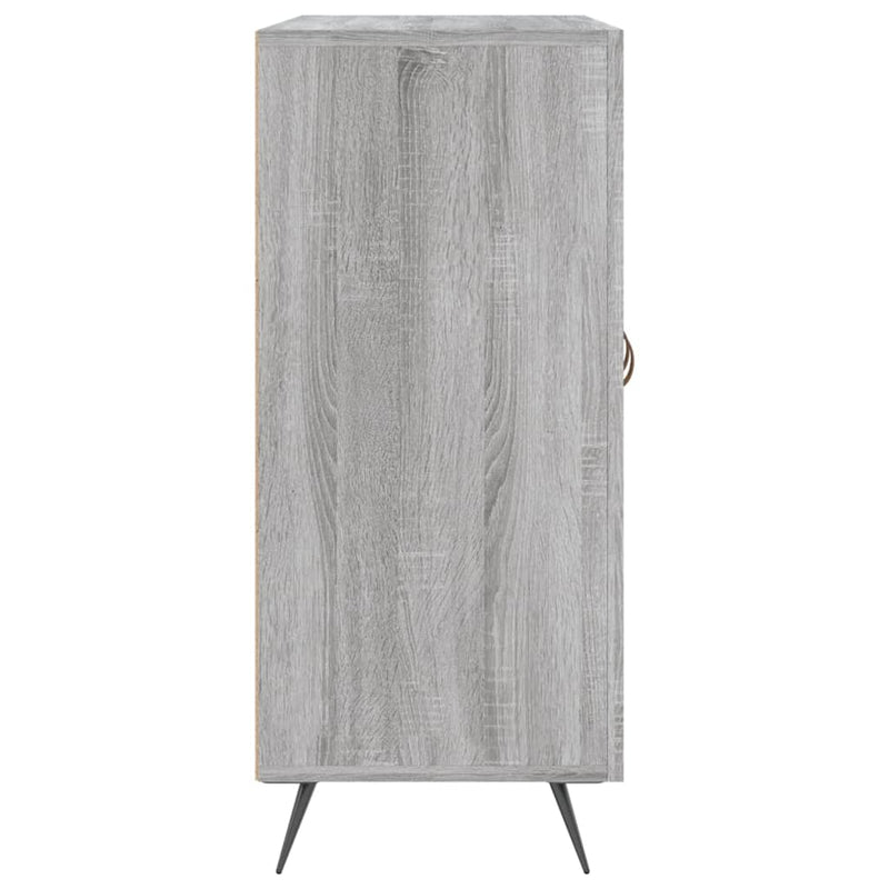 vidaXL szürke sonoma színű szerelt fa tálalószekrény 90 x 34 x 80 cm