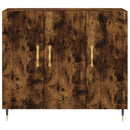 vidaXL füstös tölgy színű szerelt fa tálalószekrény 90 x 34 x 80 cm