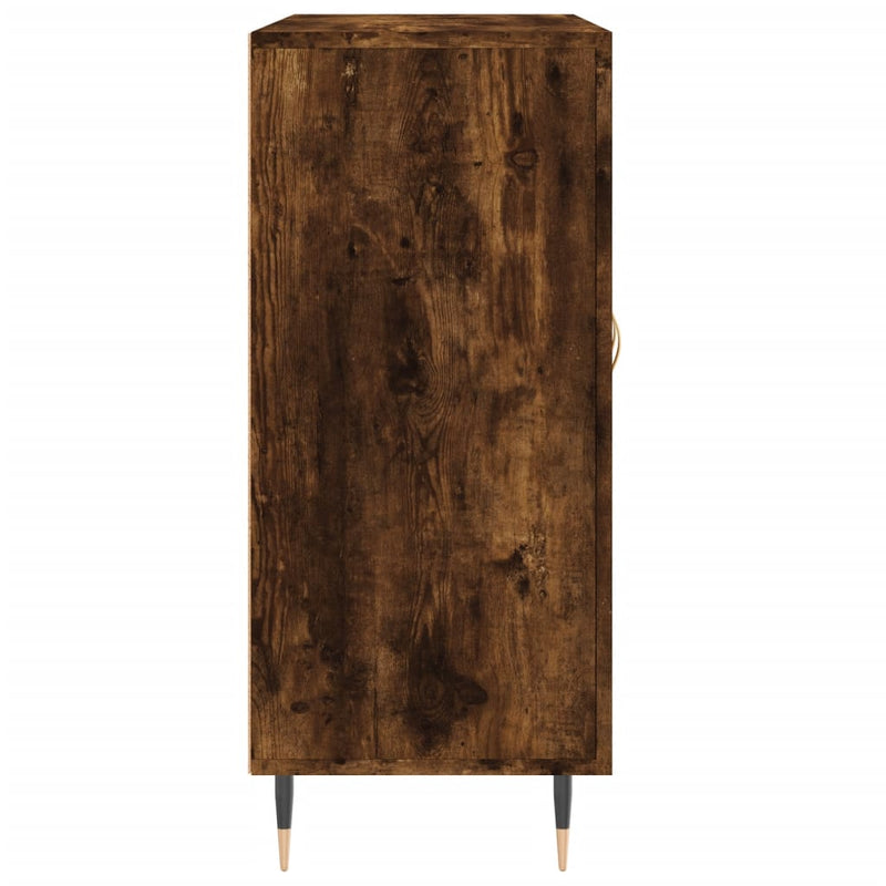 vidaXL füstös tölgy színű szerelt fa tálalószekrény 90 x 34 x 80 cm