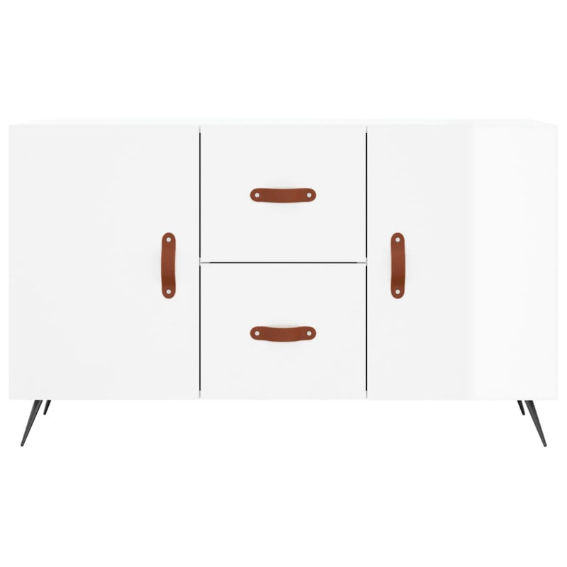 vidaXL magasfényű fehér szerelt fa tálalószekrény 100 x 36 x 60 cm