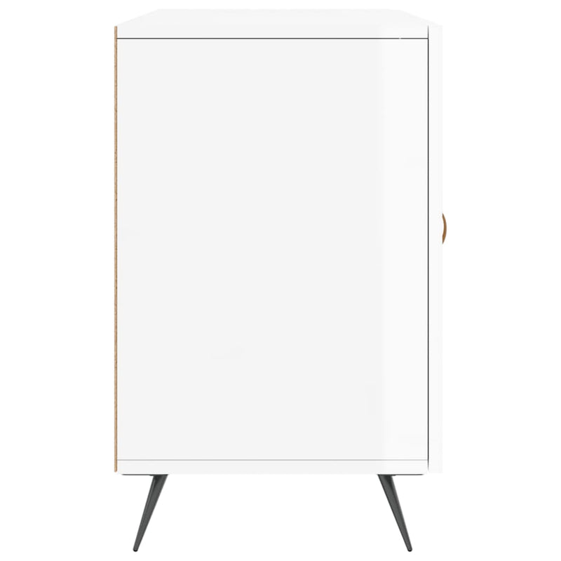 vidaXL magasfényű fehér szerelt fa tálalószekrény 100 x 36 x 60 cm