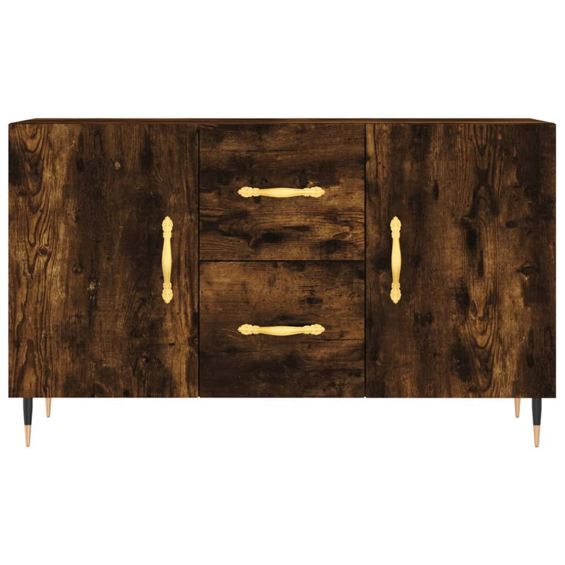 vidaXL füstös tölgy színű szerelt fa tálalószekrény 100 x 36 x 90 cm