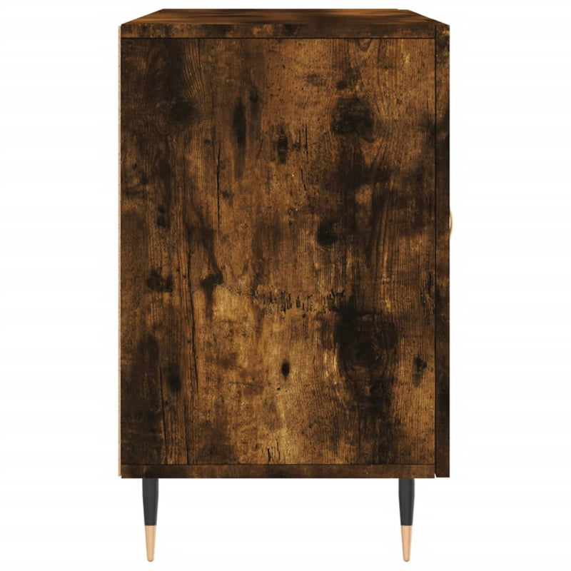 vidaXL füstös tölgy színű szerelt fa tálalószekrény 100 x 36 x 90 cm