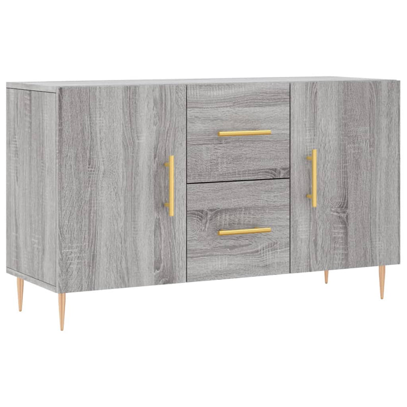 vidaXL szürke sonoma színű szerelt fa tálalószekrény 100 x 36 x 60 cm