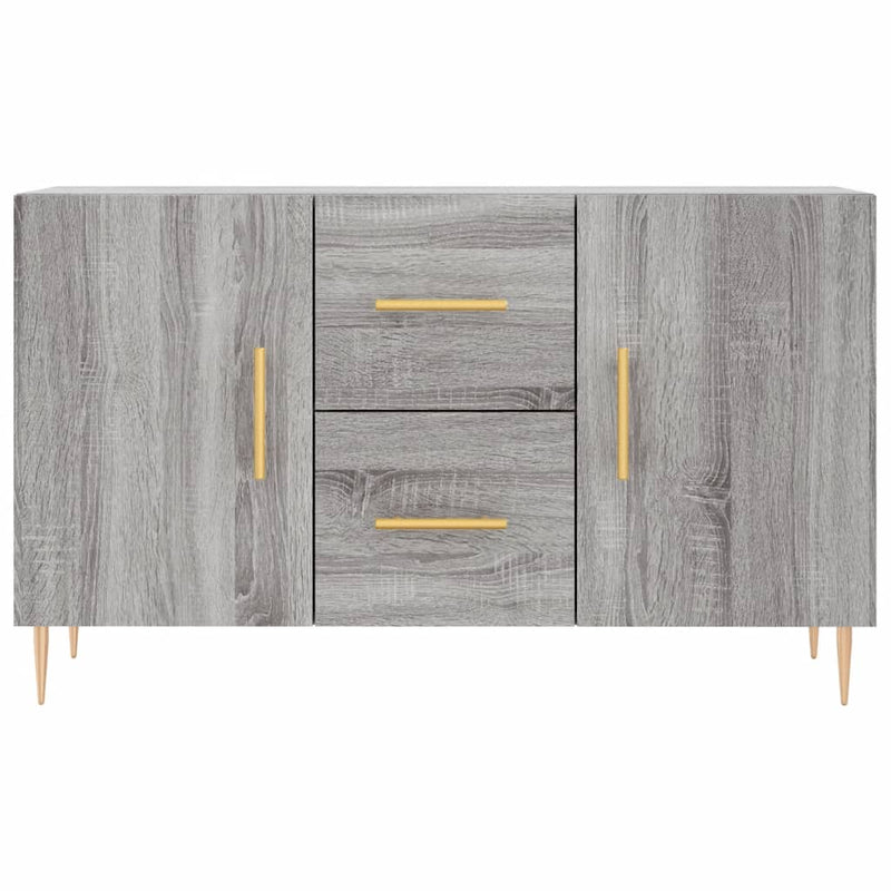vidaXL szürke sonoma színű szerelt fa tálalószekrény 100 x 36 x 60 cm