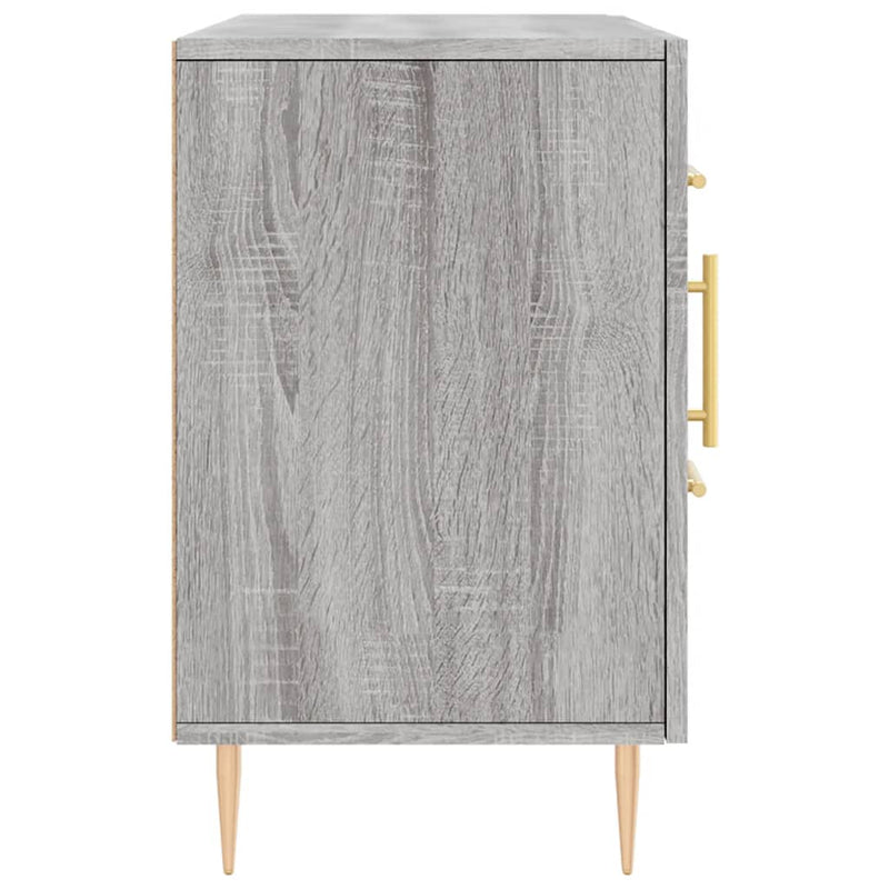 vidaXL szürke sonoma színű szerelt fa tálalószekrény 100 x 36 x 60 cm