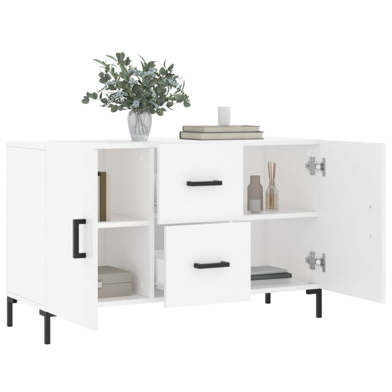 vidaXL fehér szerelt fa tálalóasztal 100 x 36 x 60 cm