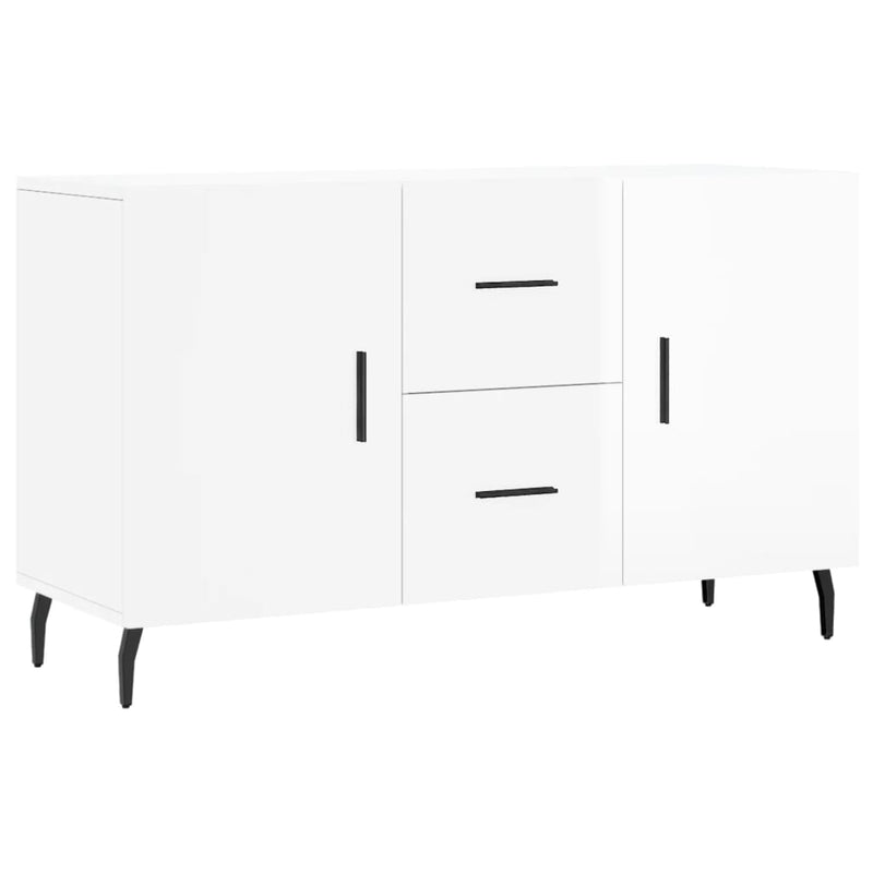 vidaXL magasfényű fehér szerelt fa tálalószekrény 100 x 36 x 60 cm