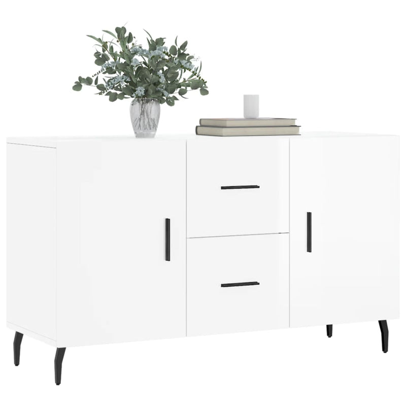 vidaXL magasfényű fehér szerelt fa tálalószekrény 100 x 36 x 60 cm