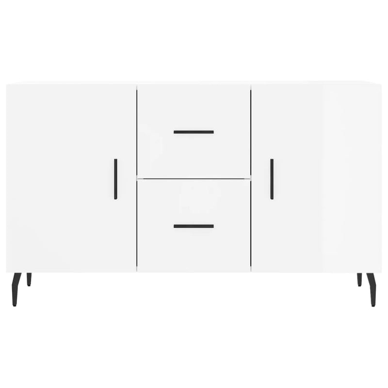 vidaXL magasfényű fehér szerelt fa tálalószekrény 100 x 36 x 60 cm