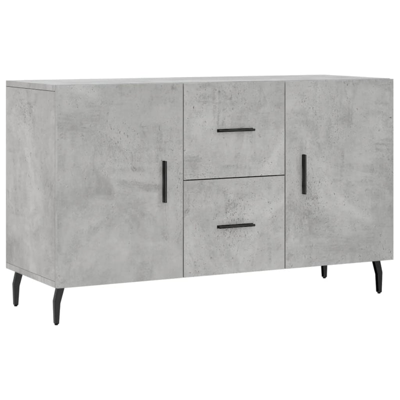 vidaXL betonszürke szerelt fa tálalószekrény 100 x 36 x 60 cm