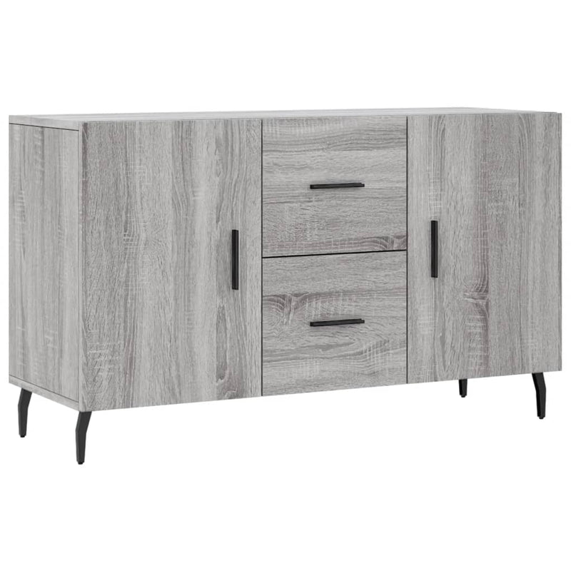 vidaXL szürke sonoma színű szerelt fa tálalószekrény 100 x 36 x 60 cm