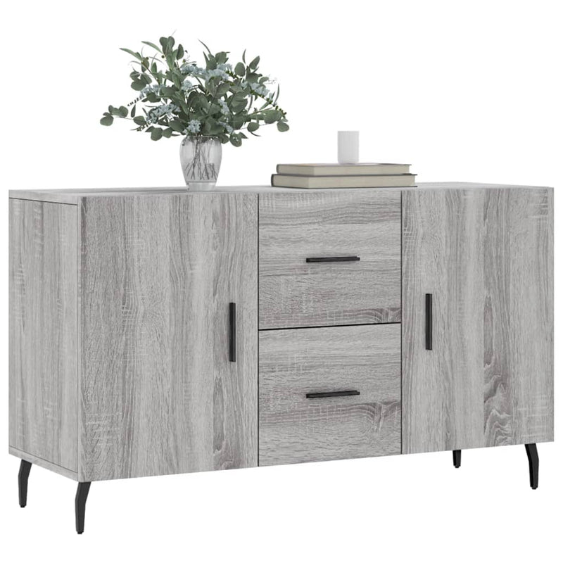 vidaXL szürke sonoma színű szerelt fa tálalószekrény 100 x 36 x 60 cm