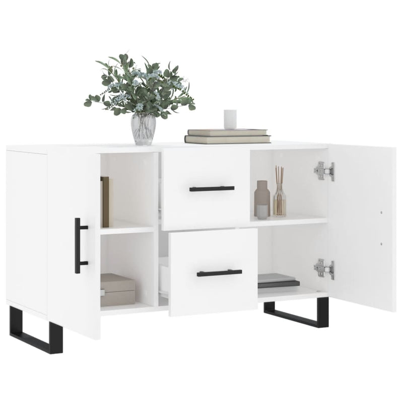 vidaXL fehér szerelt fa tálalóasztal 100 x 36 x 60 cm